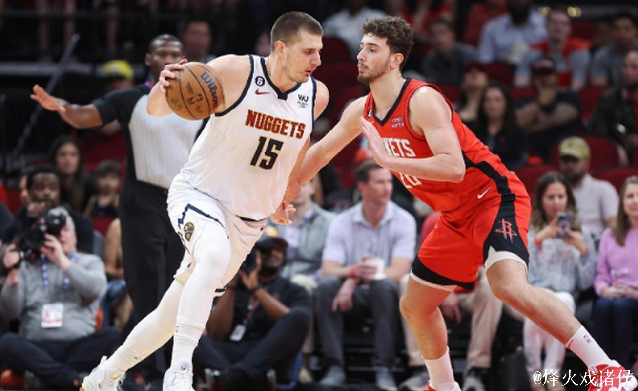 约基奇和申京今日同砍三双，成为历史首对同场三双中锋对位