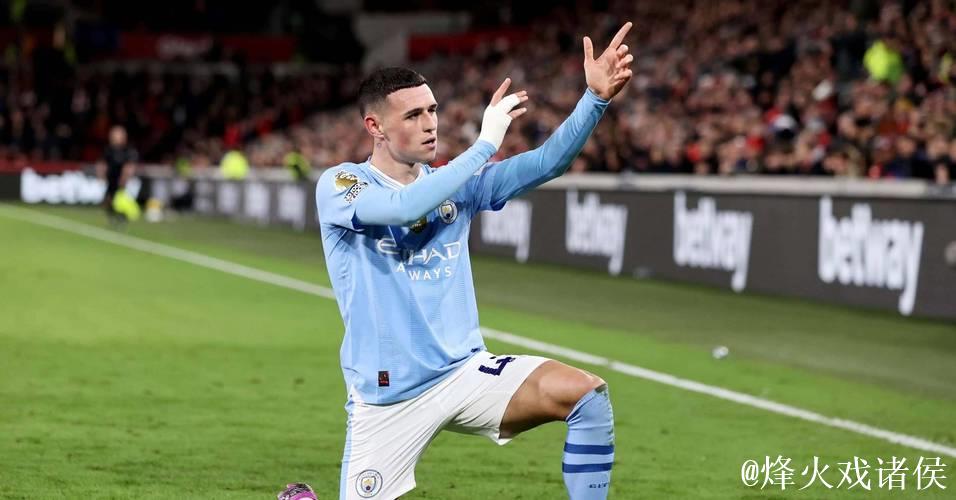 5场造7球！曼城太子梦回MVP赛季 名嘴：三狮10号给他贝林厄姆替补
